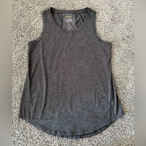 Tek Gear Women's Loose Athletic Gray Tank Top Size S